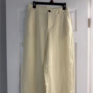 a new day Women's Wide Leg Pants - Cream